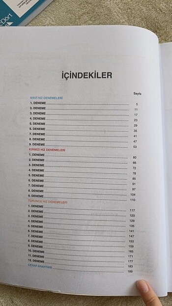  TYT FEN BİLİMLERİ DENEMESİ HIZ VE RENK YAYINLARI 