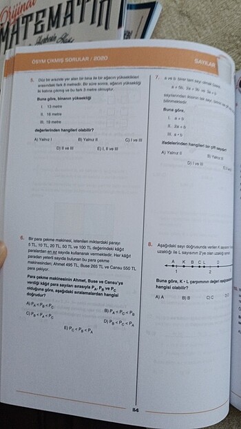  DENEME DEPOSU SAYILAR KONU DENEMELERİ 