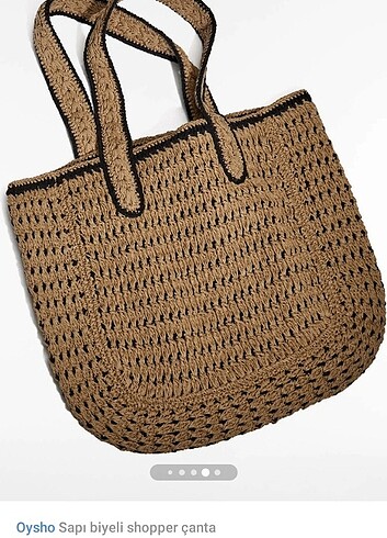 Oysho Sapı Biyeli Shopier Çanta
