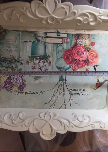 Diğer Beyaz Pastel Dekoratif Tepsi
