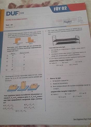 TYT Fizik Soru Bankası - Video Çözümlü Yeni Nesil