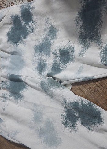 Bağlama Desenli Gri eşofman - Görsel 2