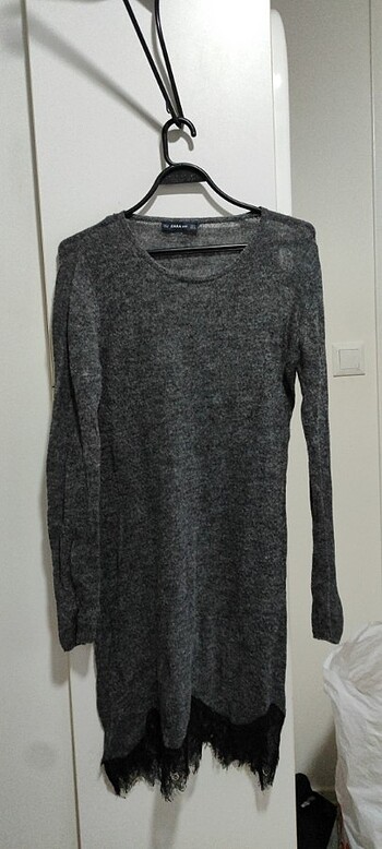 Zara elbise 100 cm uzunluğunda 