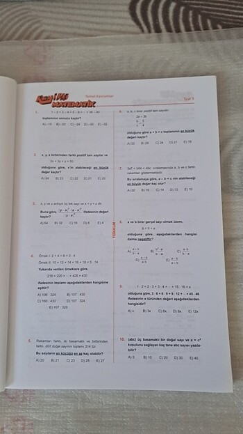  Matematik test