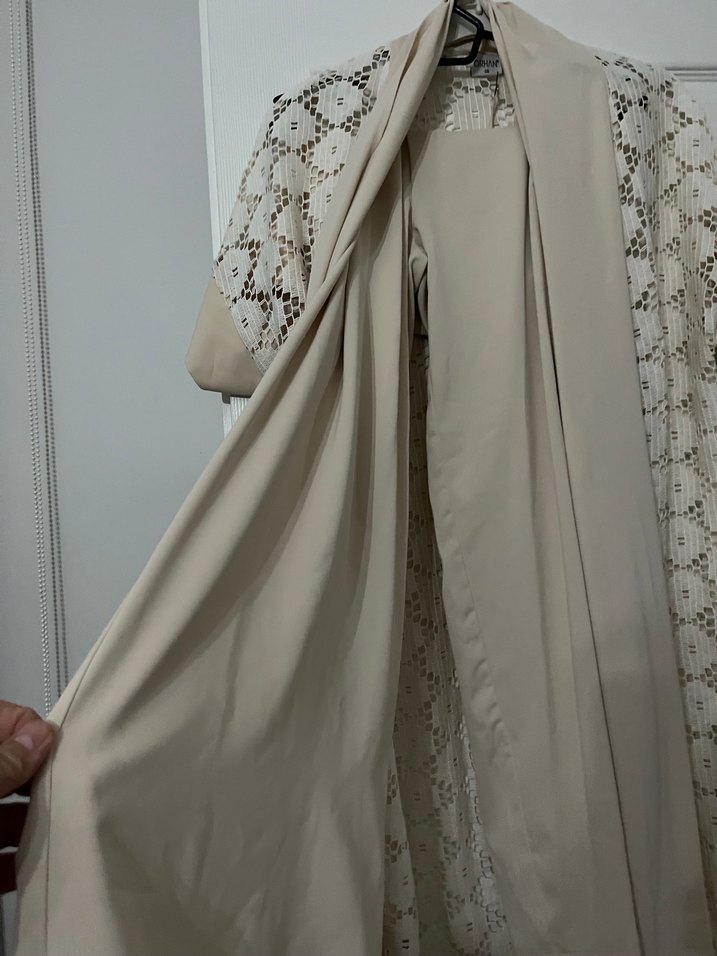 Bej Bohem Uzun Kadın takım - Görsel 2