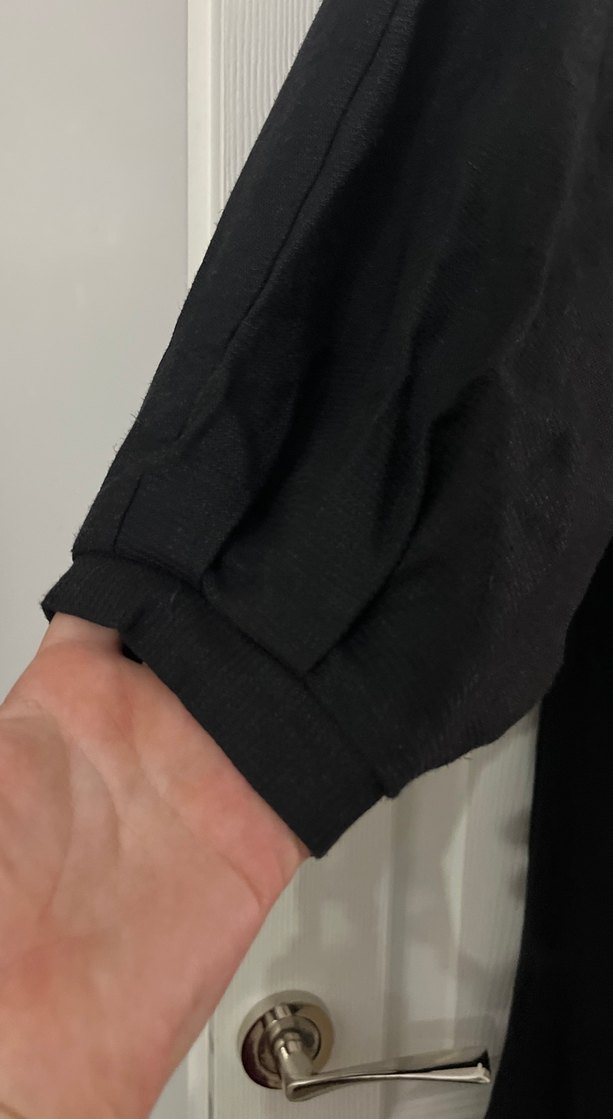 Kadın Siyah Uzun Kollu Salaş Giy-Çık - Görsel 3