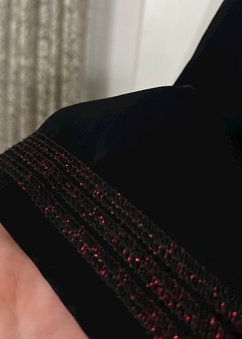 Uzun Siyah Gotik Kadın Elbise - Görsel 3