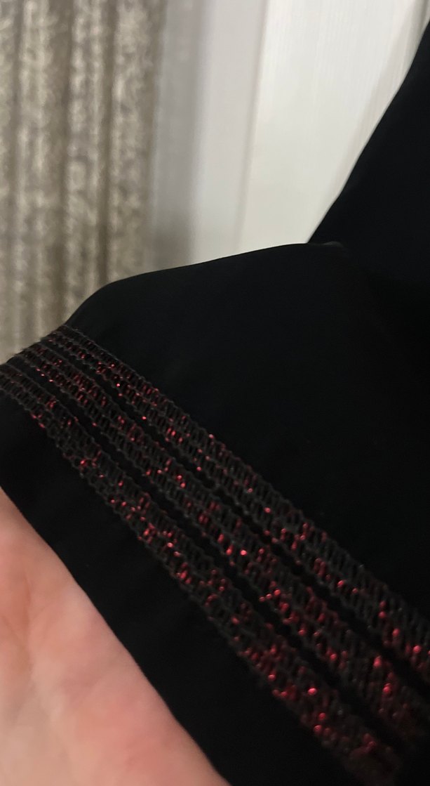 Uzun Siyah Gotik Kadın Elbise - Görsel 3