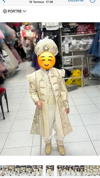 Şehzade Model Sünnet Kıyafetleri