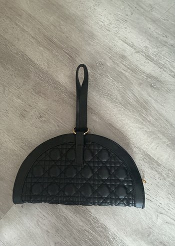 Dior Dior Siyah Deri Klasik Tokalı Portföy