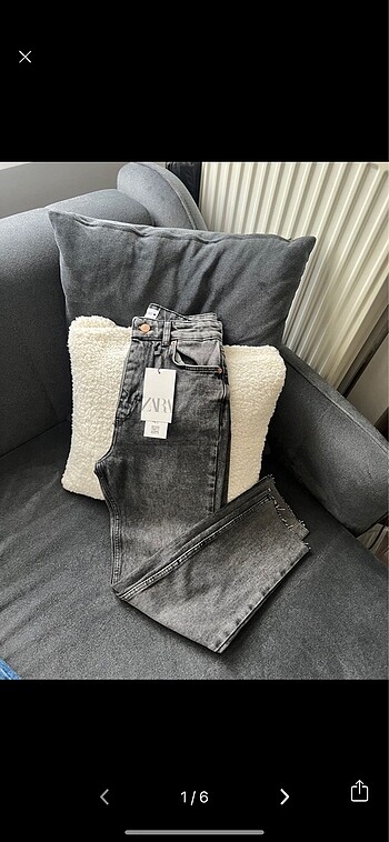 zara straight jean