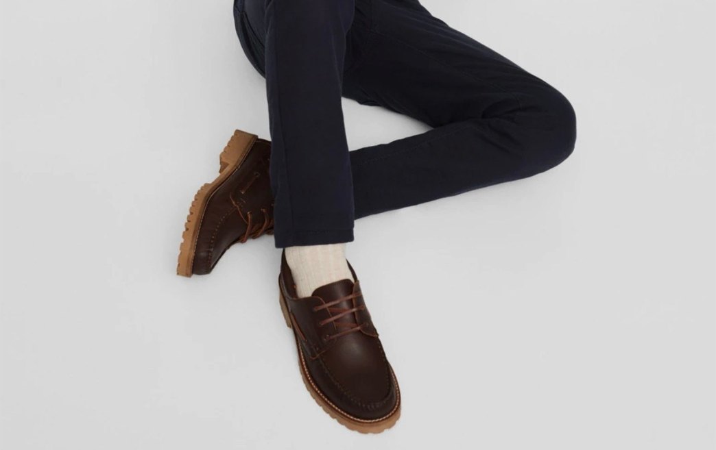 MANGO Kahverengi Deri Erkek çocuk Günlük Ayakkabı - Görsel 5