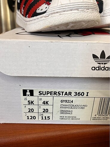 20 Beden çeşitli Renk Adidas Superstar