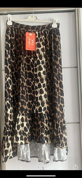 Etek (Leopar Desen)