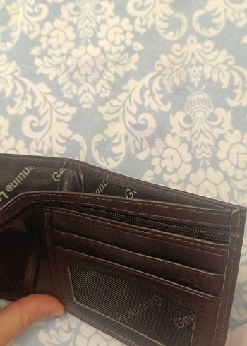 Klasik Elegan Kahverengi Erkek Cüzdanı deri - Görsel 5