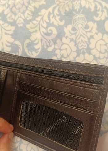 Beden kahverengi Renk Klasik Elegan Kahverengi Erkek Cüzdanı deri