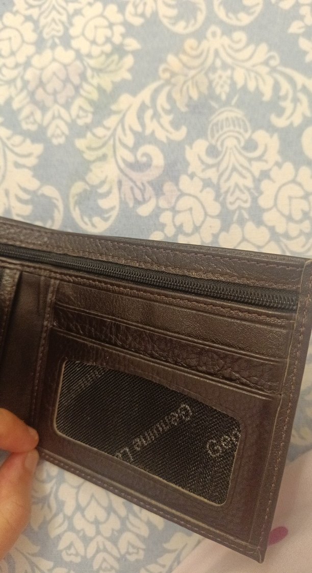 Klasik Elegan Kahverengi Erkek Cüzdanı deri - Görsel 4