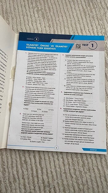  ayt edebiyat fasikül soru bankası