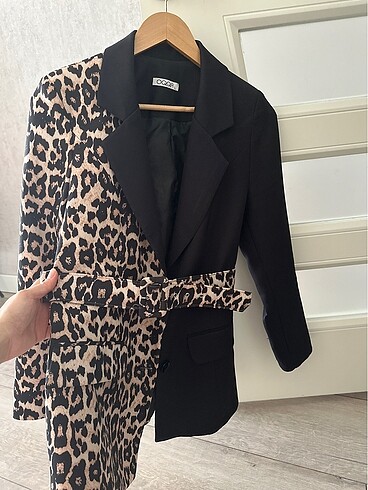 Diğer Leopar blazer ceket