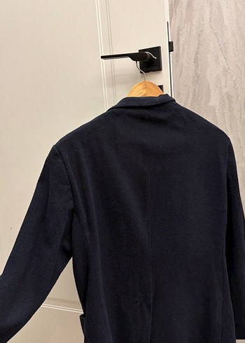 Lacivert Düğmeli Erkek Takım Ceketi - Görsel 3