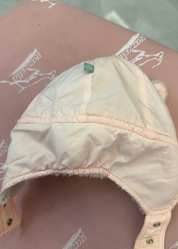 Peluş Detaylı Bej Çocuk Kulaklı Bere - Görsel 2