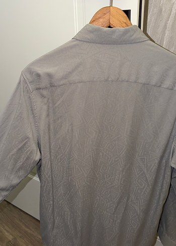 Gri Erkek  Uzun Kollu Gömlek - Görsel 3