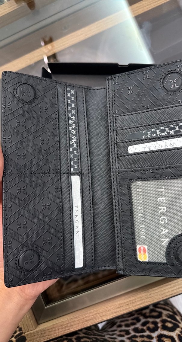 Siyah Deri Kadın Cüzdanı - Görsel 3