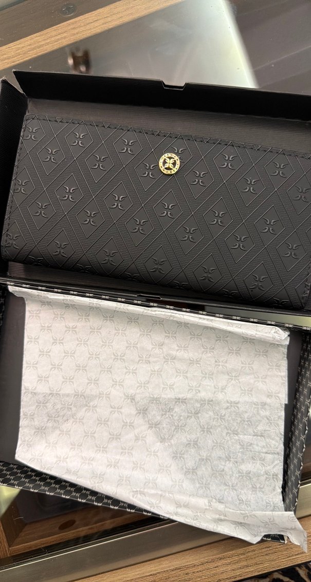 Siyah Deri Kadın Cüzdanı - Görsel 4