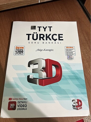 3D TYT TÜRKÇE SORU BANKASI
