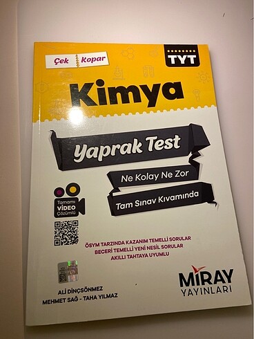 Miray Yayınları Tyt Kimya Soru Bankası