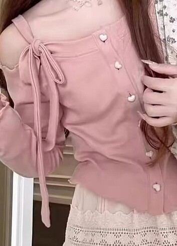 Pembe Coquette / Lolita Bluz