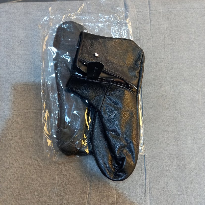 Fermuarlı Siyah Erkek ve kadın için mes - Görsel 3