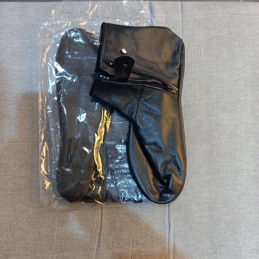 Fermuarlı Siyah Erkek ve kadın için mes - Görsel 4