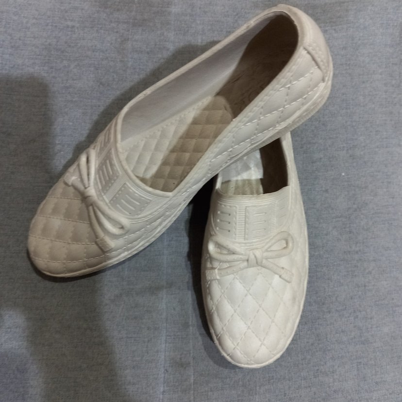 krem naylon ayakkabı - Görsel 3