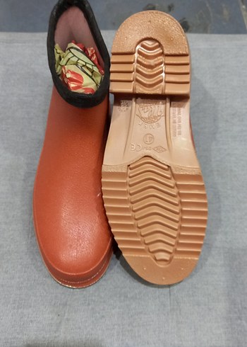 Erkek Turuncu Lastik Yağmur Botu - Görsel 3