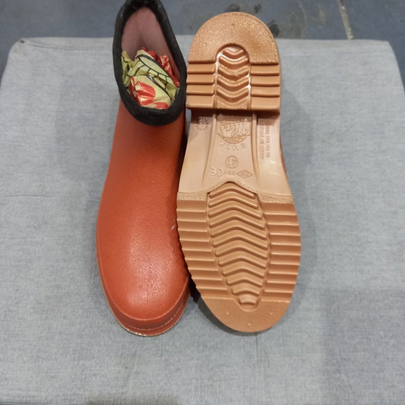 Erkek Turuncu Lastik Yağmur Botu - Görsel 3