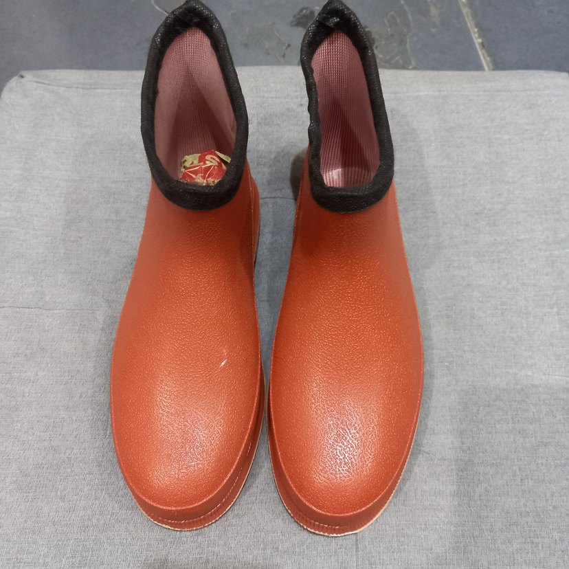 Erkek Turuncu Lastik Yağmur Botu - Görsel 2