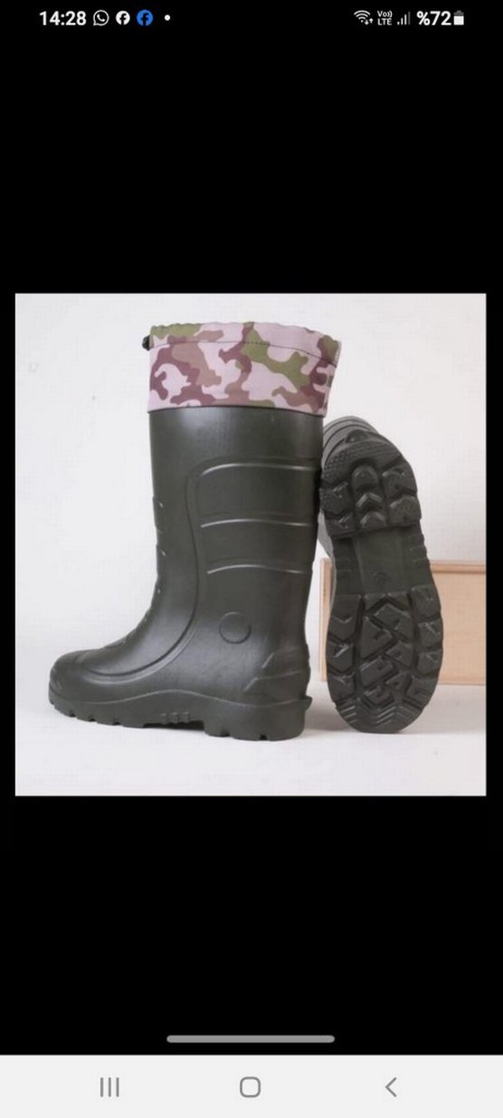 Kamuflaj Desenli Erkek avcı  çizmesi - Görsel 2