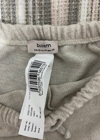 36 Beden ten rengi Renk Bej Rahat Kesim Pantolon