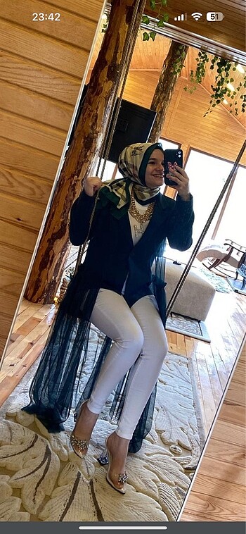 Tasarım koyu yeşil ceket