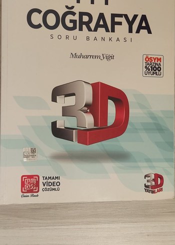 3D Coğrafya Soru Bankası - Muharrem Yiğit