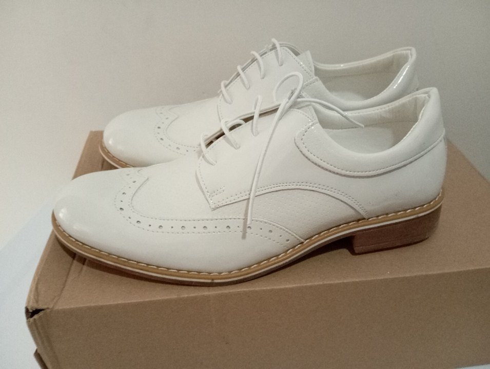 Beyaz Erkek Çocuk Kundura Ayakkabı - Görsel 5