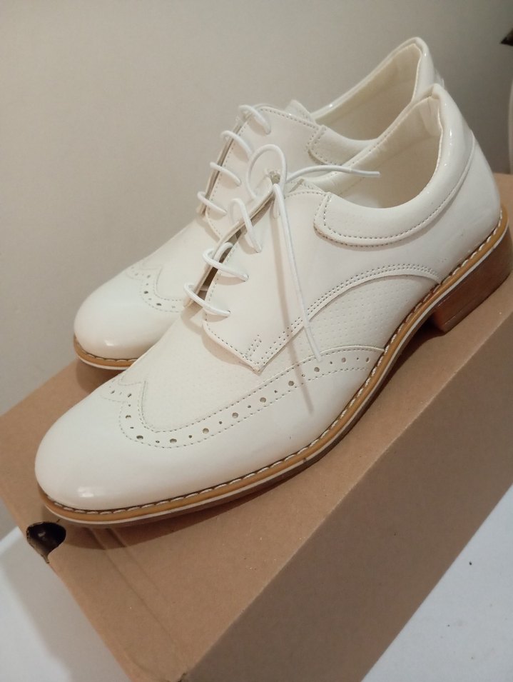 Beyaz Erkek Çocuk Kundura Ayakkabı - Görsel 2