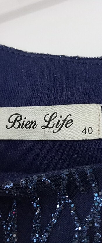 40 Beden lacivert Renk Abiye