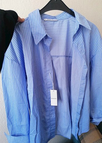 Mavi Çizgili gömlek - Görsel 2