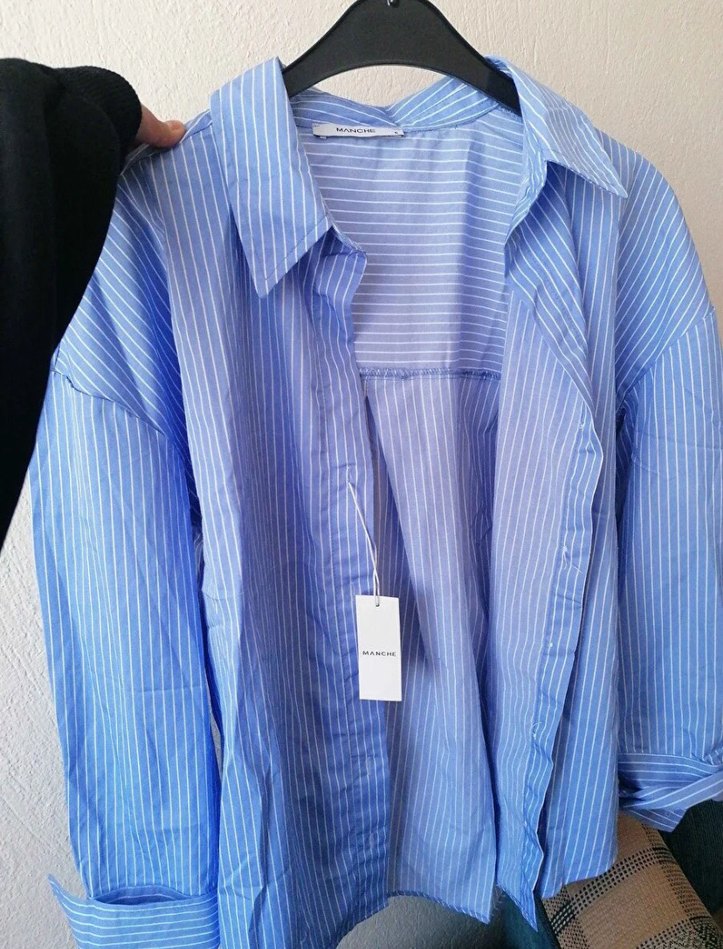 Mavi Çizgili gömlek - Görsel 2