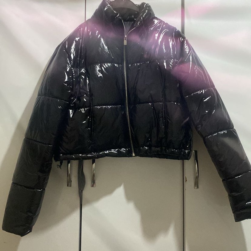 Siyah parlak mont - Görsel 2