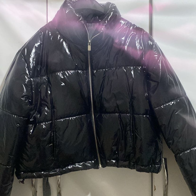 Siyah parlak mont - Görsel 3