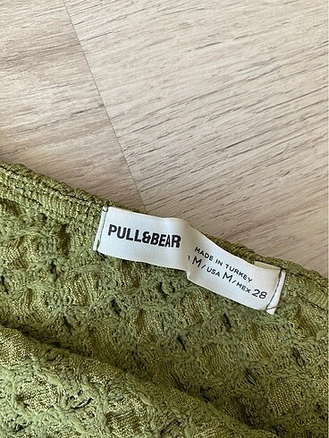 Pull and Bear Yeşil Bluz