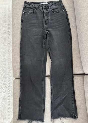 Zara yüksek bel straight kesim jean